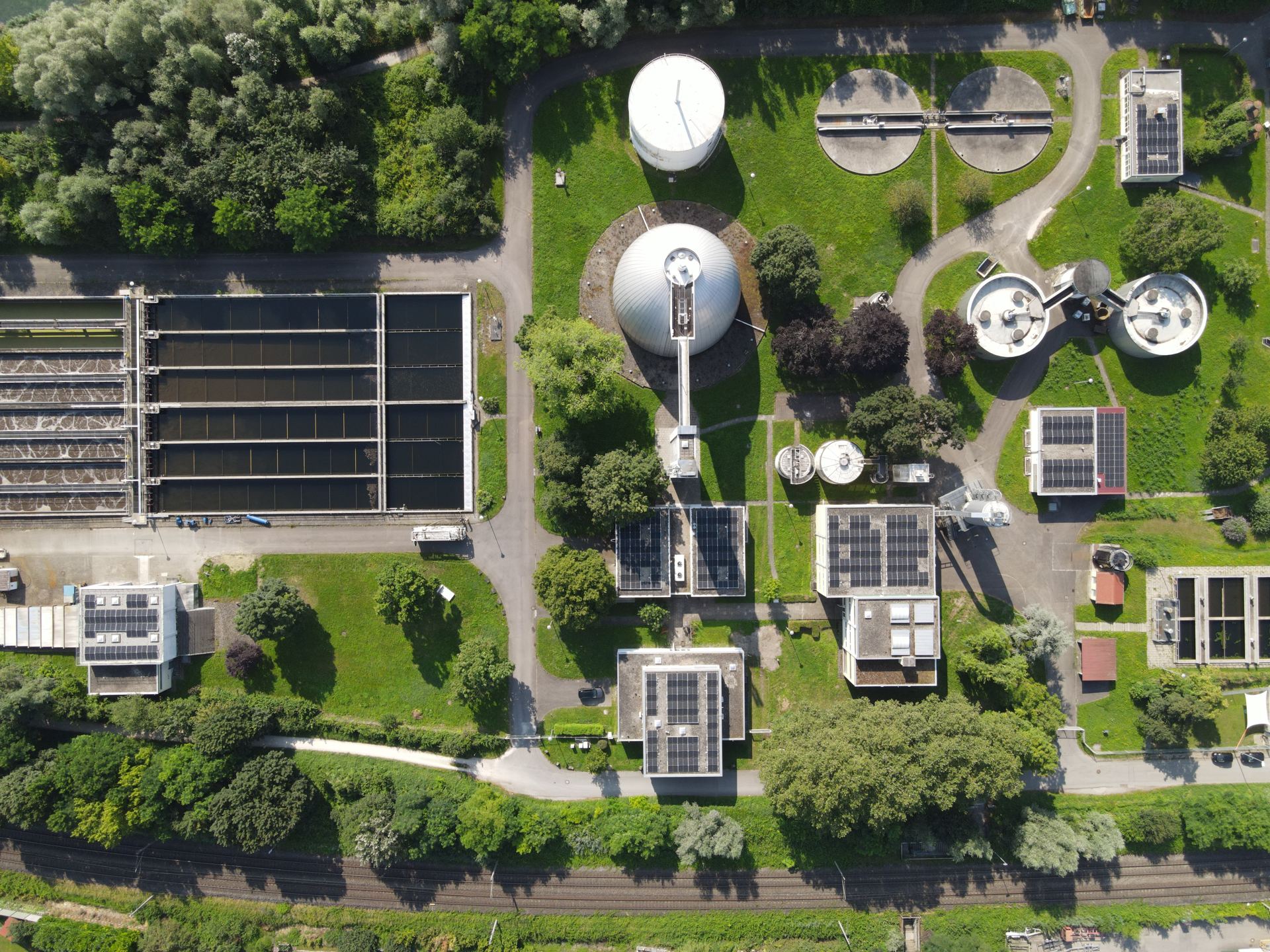 Photovoltaik auf dem Klärwerk Radolfzell